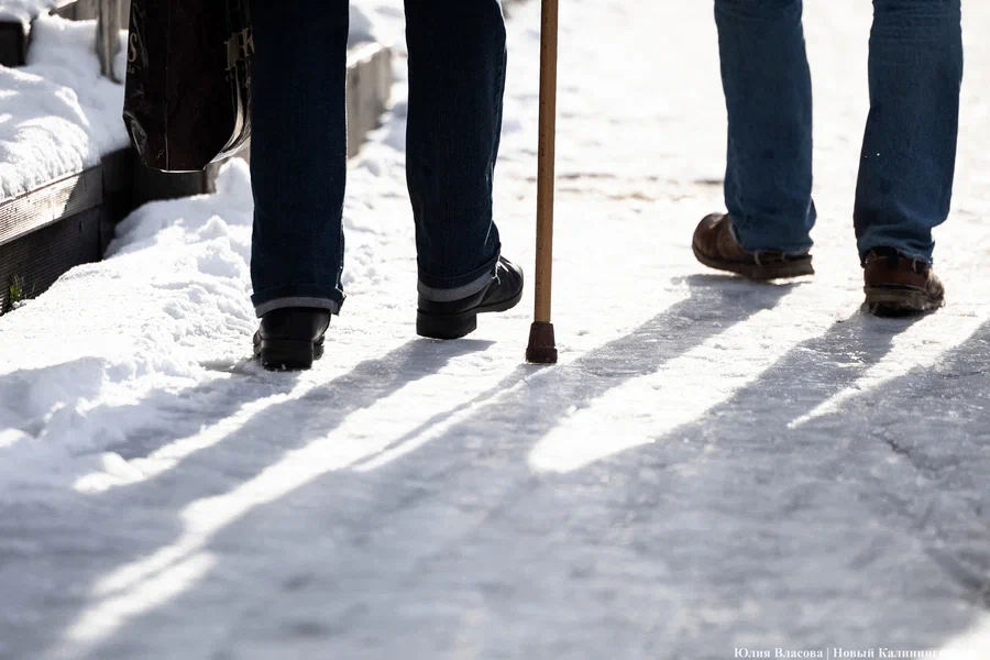 За неделю в травмпункт БСМП обратились 132 пострадавших из-за гололёда