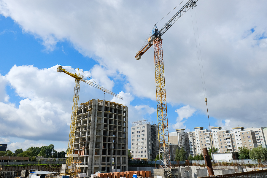 Объём ввода жилья в Калининградской области вырос почти на 40%
