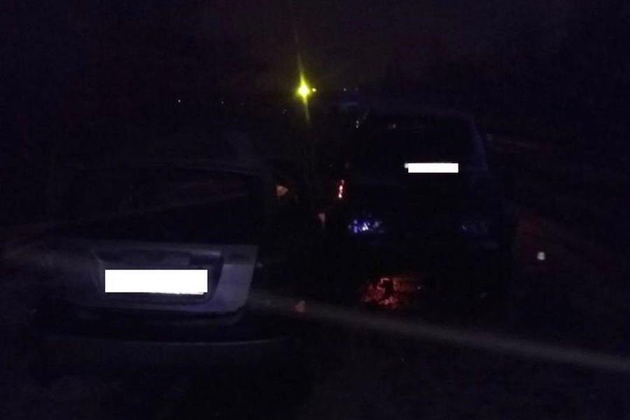 В тройном ДТП на Окружной пострадали двое