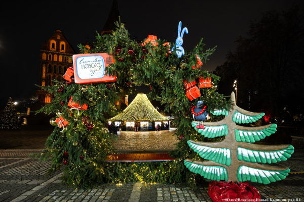 Новогодний вайб на острове Канта: как проходит праздничная ярмарка в Калининграде (фото)