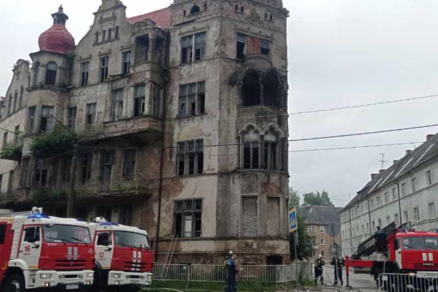 В доме Армина Мюллера-Шталя в Советске произошёл пожар