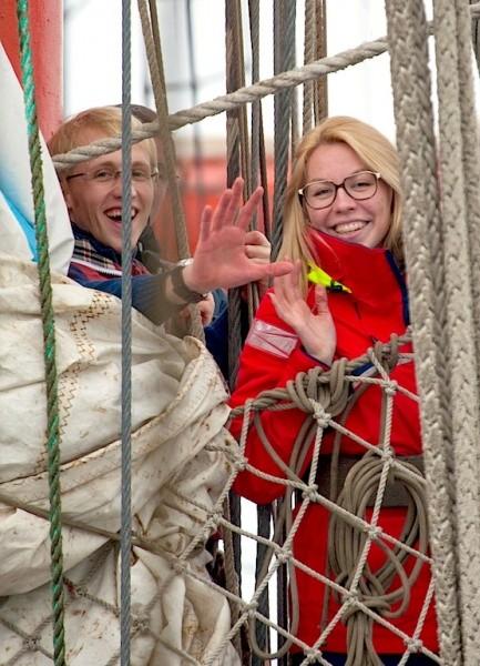 В День всех влюбленных на борту барка «Седов» состоялась свадьба  (+фото)