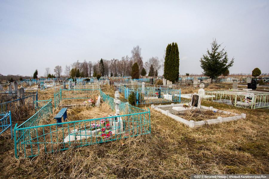 В Балтийске из-за нехватки мест на кладбищах решили организовать новое