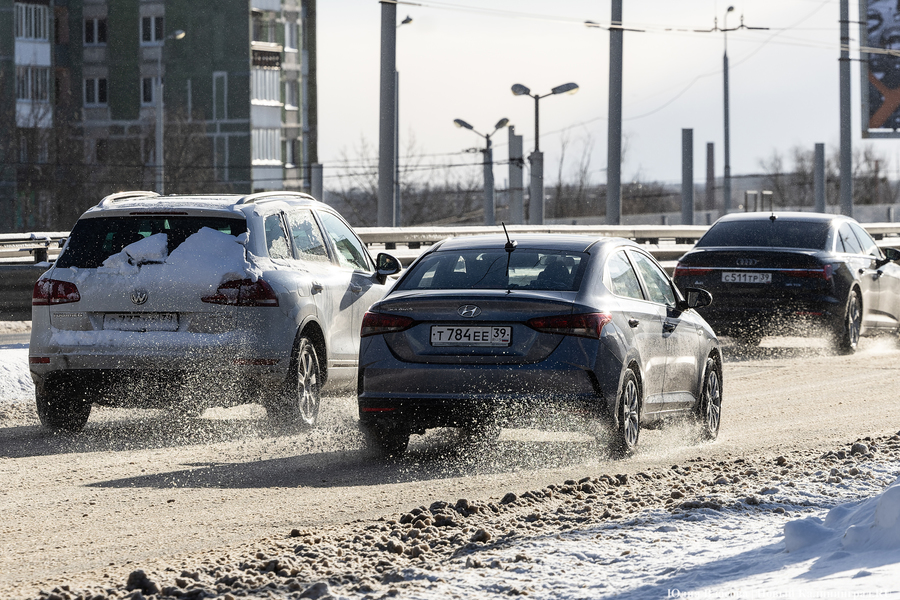 В Калининградской области во время снегопадов произошло более 1,5 тыс. ДТП