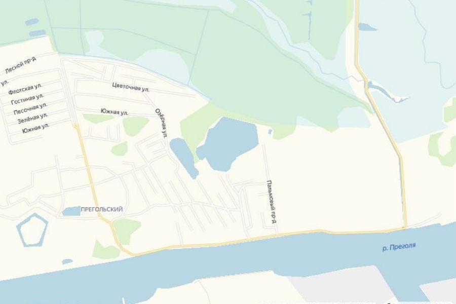 Горвласти хотят соорудить дамбу вдоль единственной дороги в Прегольский