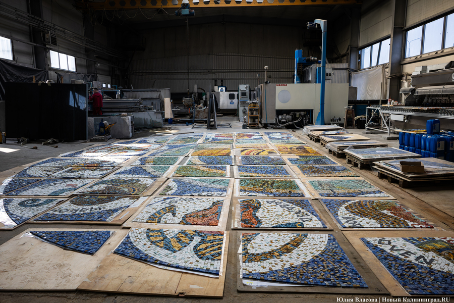 У светлогорских Солнечных часов пришлось заменить 60% смальты (фото)