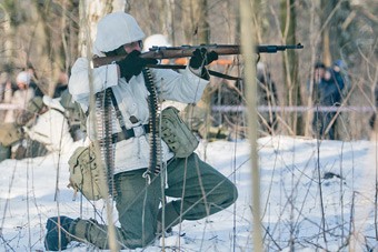Штурм Инстербурга: в Черняховске прошла военно-историческая реконструкция