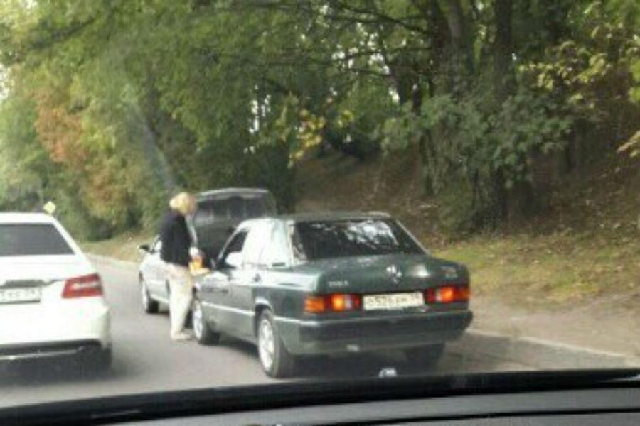 Движение по Литовскому валу затруднено из-за аварии (фото)