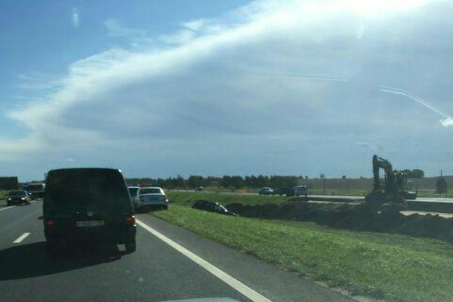  Для спасения человека в ДТП на нестеровской трассе привлекались сотрудники МЧС