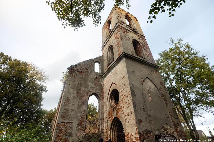 Территорию парка кирхи Рудау открывают для посещения 
