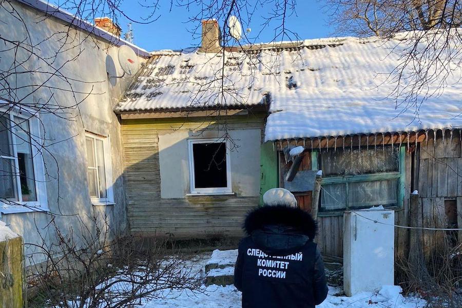 Под Зеленоградском при пожаре погибла 80-летняя женщина
