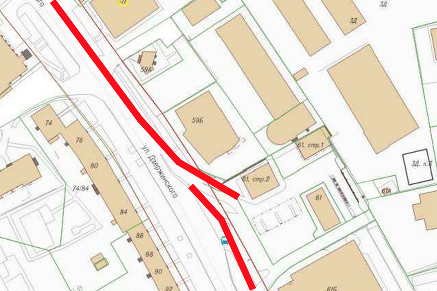 В Калининграде ищут подрядчика для устройства тротуара на ул. Дзержинского