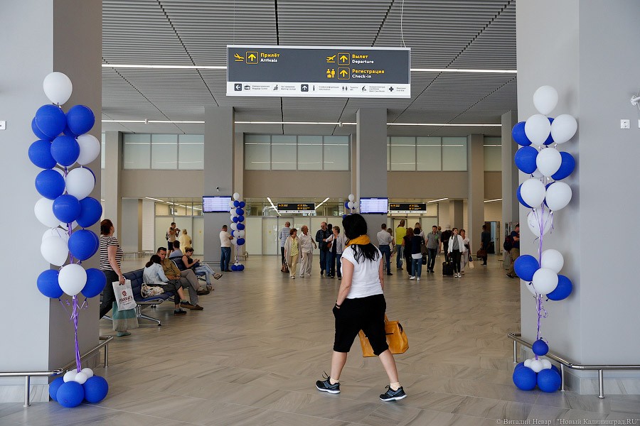 В новом терминале «Храброво» начали регистрировать внутрироссийские рейсы
