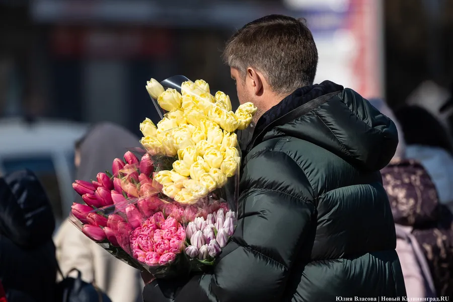В Калининградскую область импортировали более 3 млн цветов накануне 8 марта