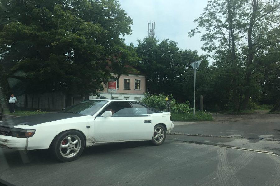 Ул. Невского встала в пробке из-за ДТП