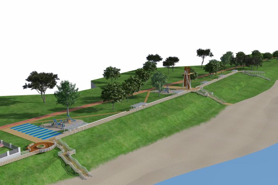 В Зеленоградске выдали разрешение на работы по подготовке площадки для деревянного променада