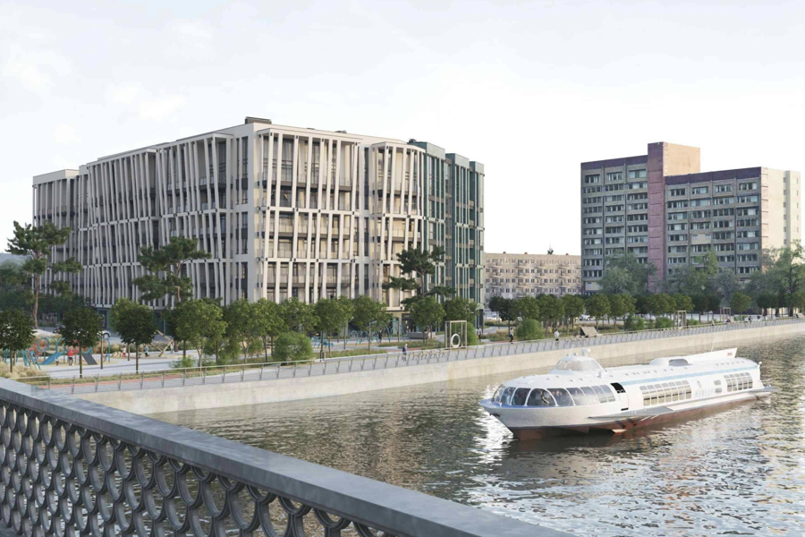 Власти выдали разрешение на строительство семиэтажного дома у эстакадного моста