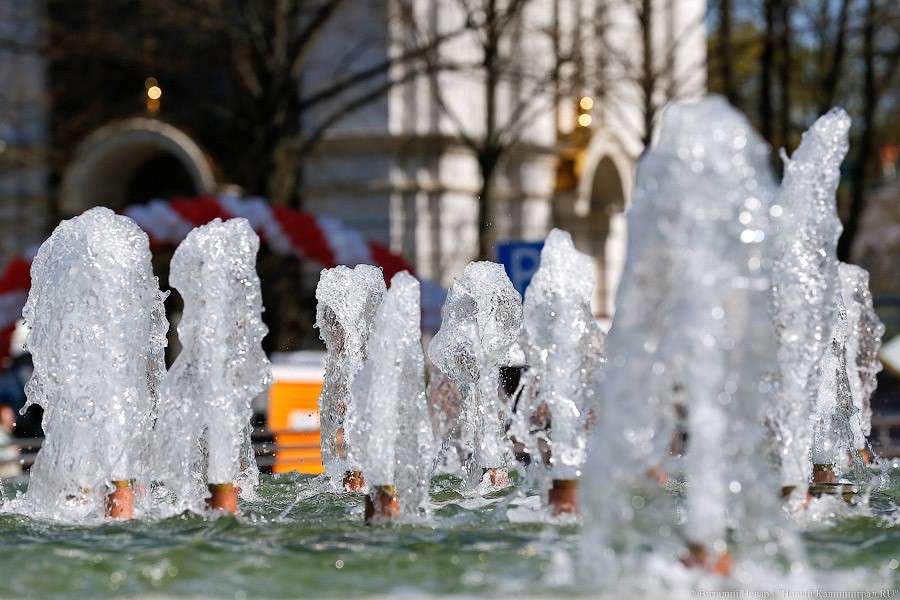 В субботу в Калининграде завершается «сезон фонтанов»