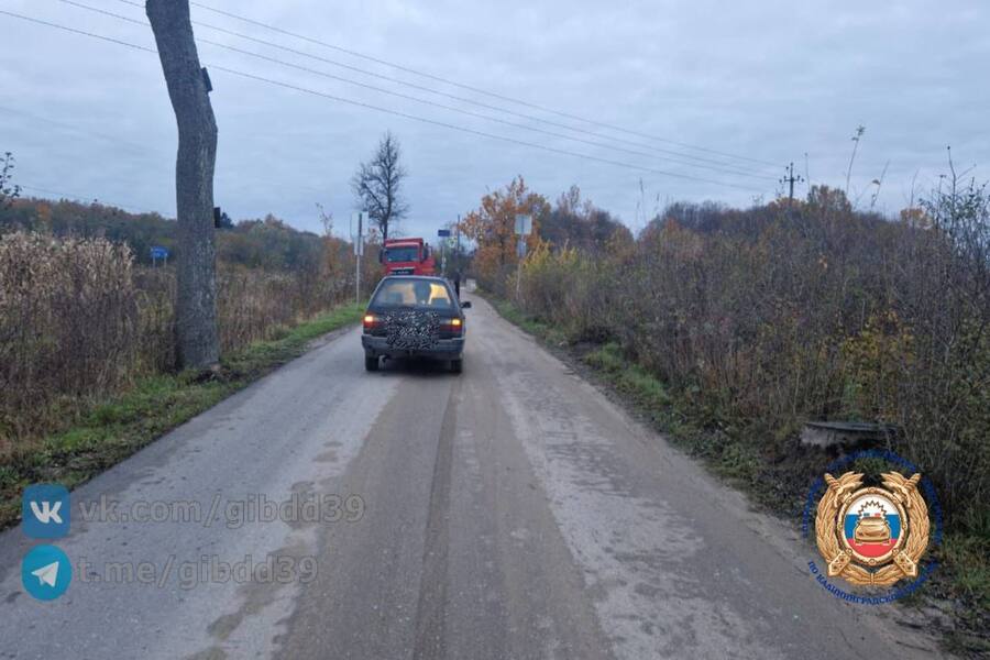В Гурьевском районе сбили несовершеннолетнего пешехода (фото)