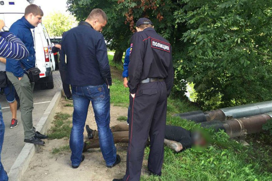 В канале у башни Врангеля найдено тело мужчины (фото)