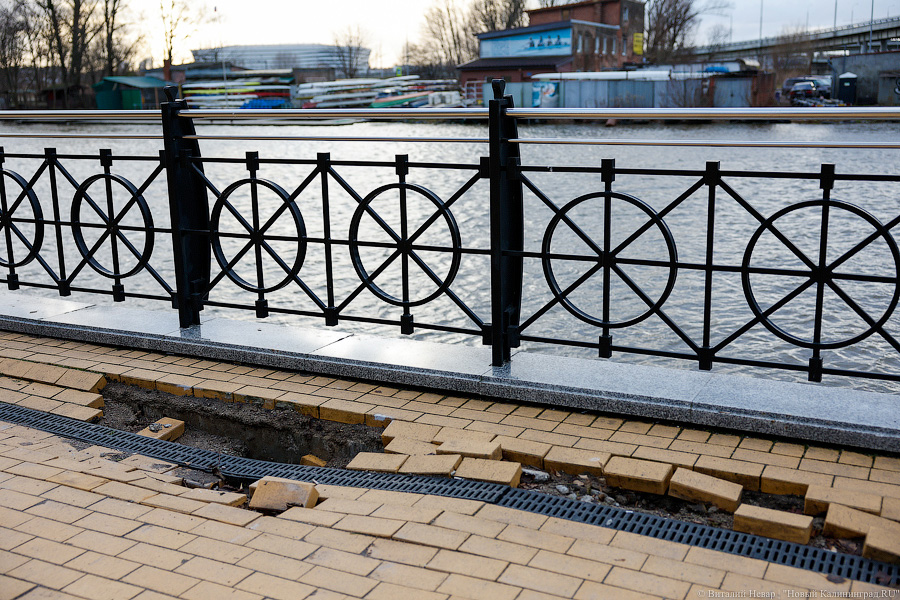 Игорь Шлыков: обследование провалов на набережной Трибуца сорвалось