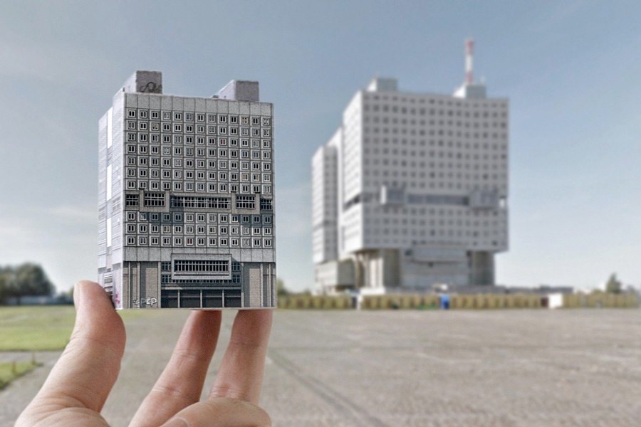 В Польше выпустили бумажную модель Дома Советов