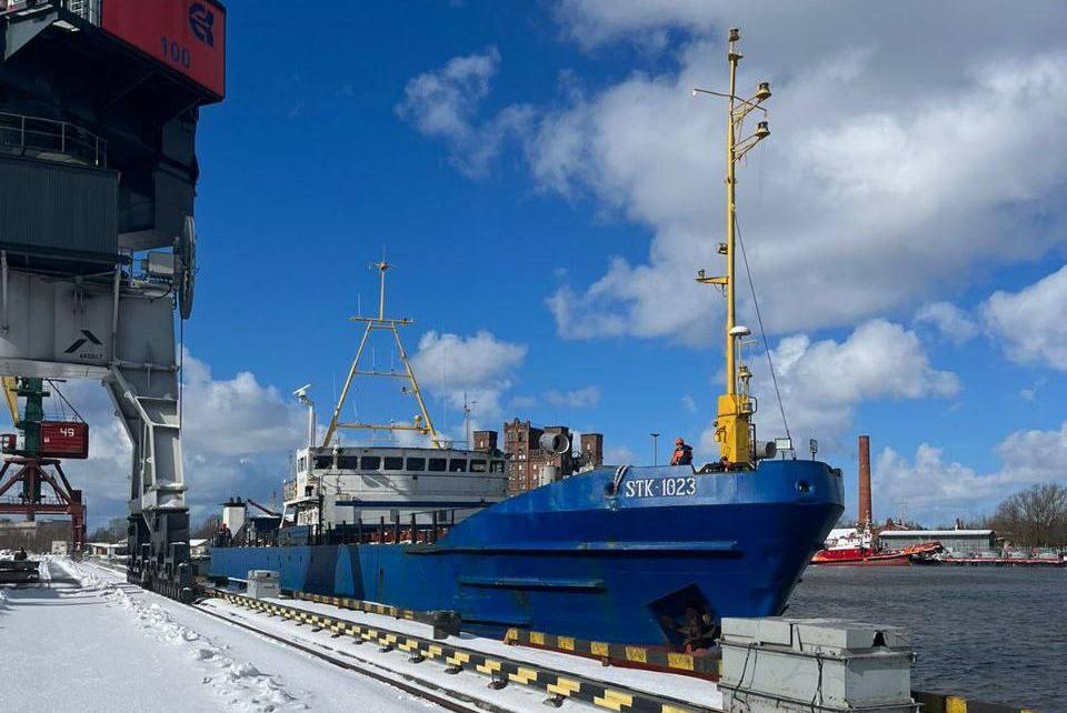 На калининградскую морскую линию встал еще один сухогруз — «СТК-1023»