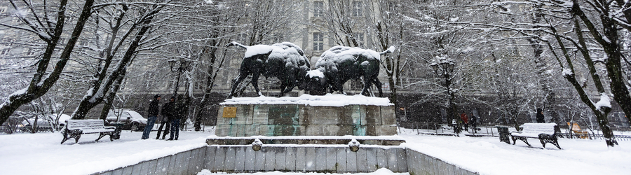 Вечерний@Калининград: снежные аномалии, шаманские бубны и 90-е 