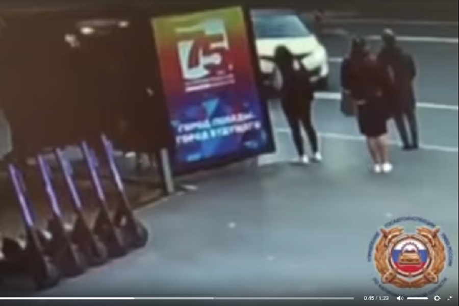 Момент ДТП на ул. Невского попал на видео