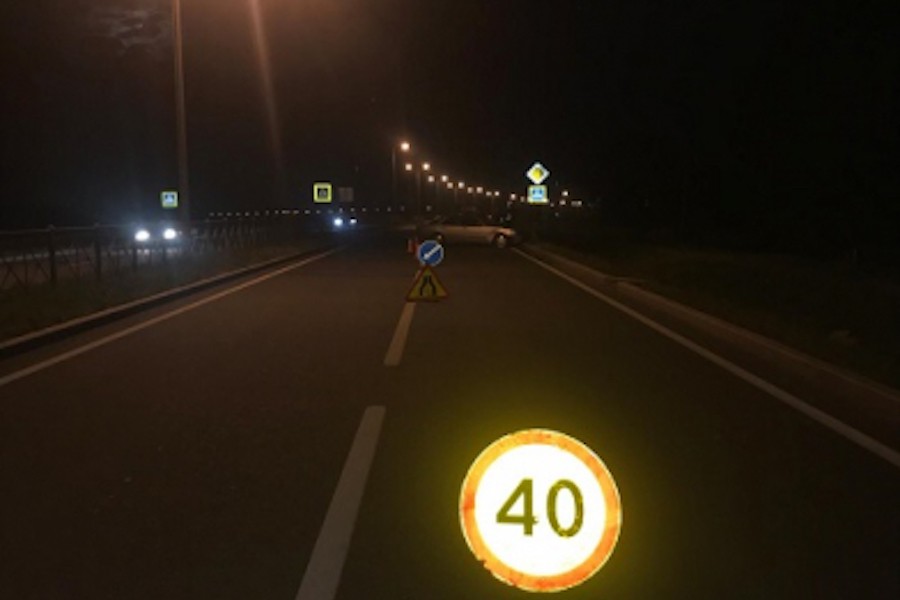 На Приморском кольце «Мерседес» сбил подростка (фото)