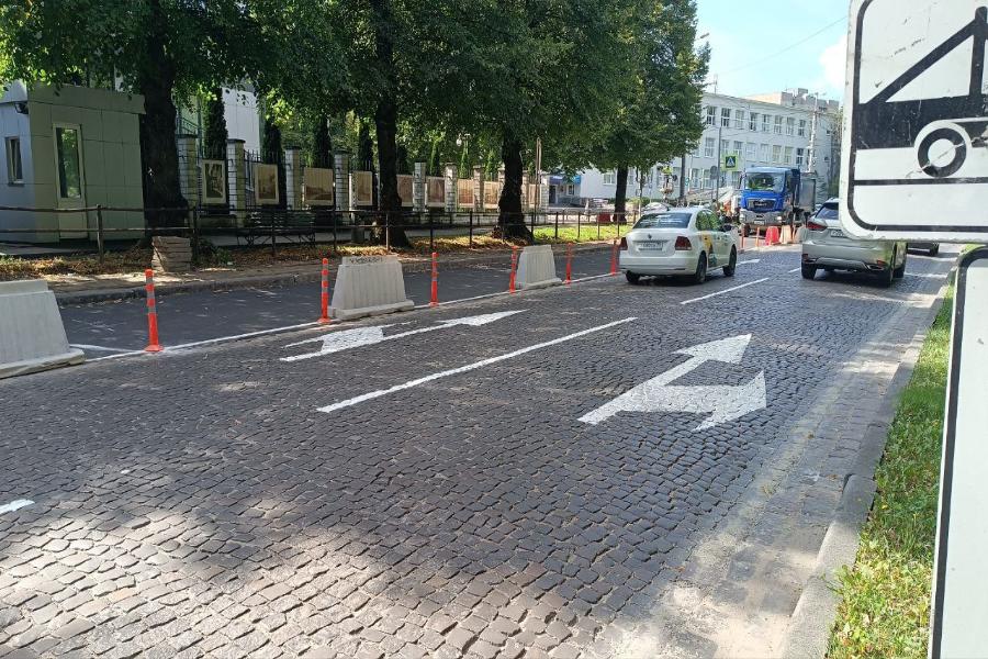 На улице Пролетарской с 1 августа вводится двустороннее движение 