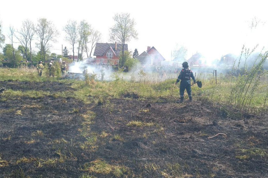 В Калининграде на форту № 5 во время реконструкции битвы произошел пожар (фото)