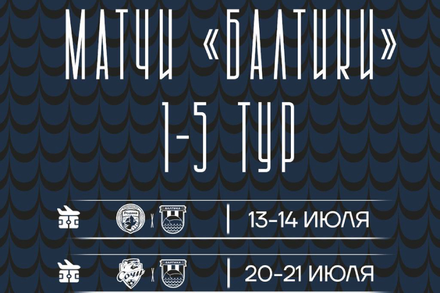 В воскресенье «Балтика» начнёт сезон Первой лиги России по футболу (исправлено)