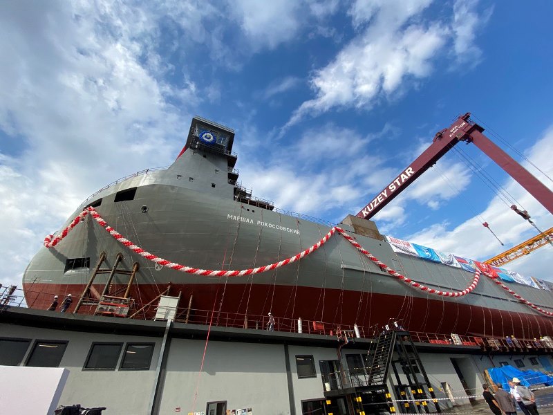 Турецкая верфь спустила на воду паром для линии Балтийск — Усть-Луга