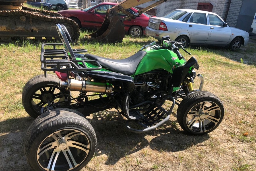 Полиция изъяла квадроцикл с перебитыми номерами и ищет владельца (фото)