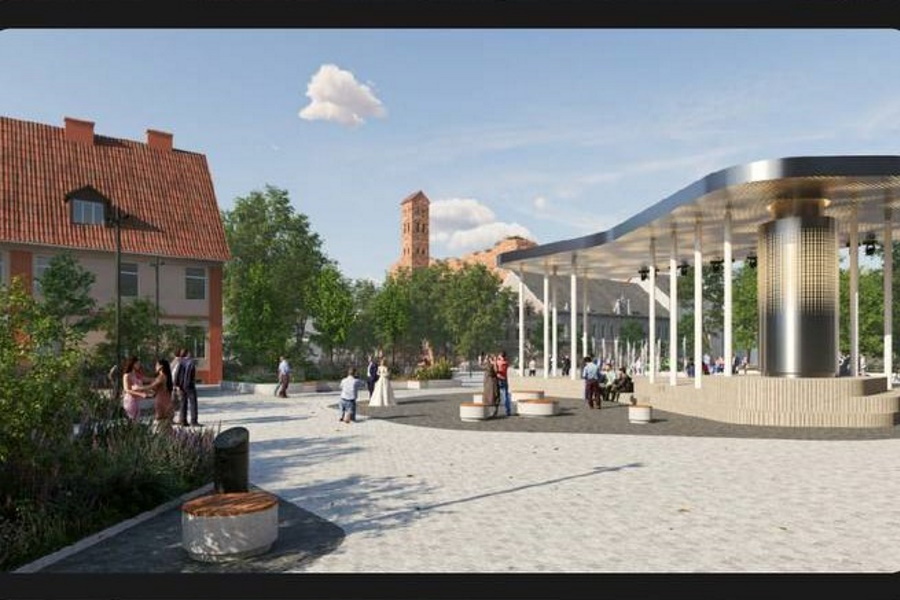 В Немане намерены благоустроить всю центральную часть города (фото)