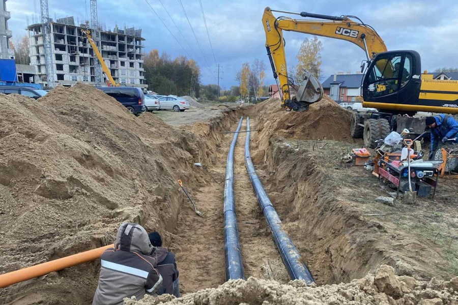 «Водоканал»: к новому коллектору в микрорайоне Космодемьянского есть замечания (фото)