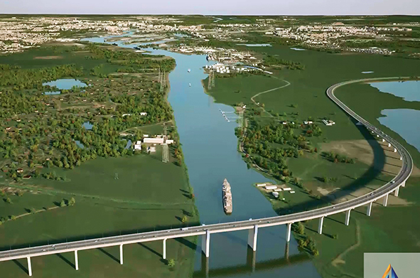 Власти хотят начать проектирование моста через залив в начале года, если проект одобрят