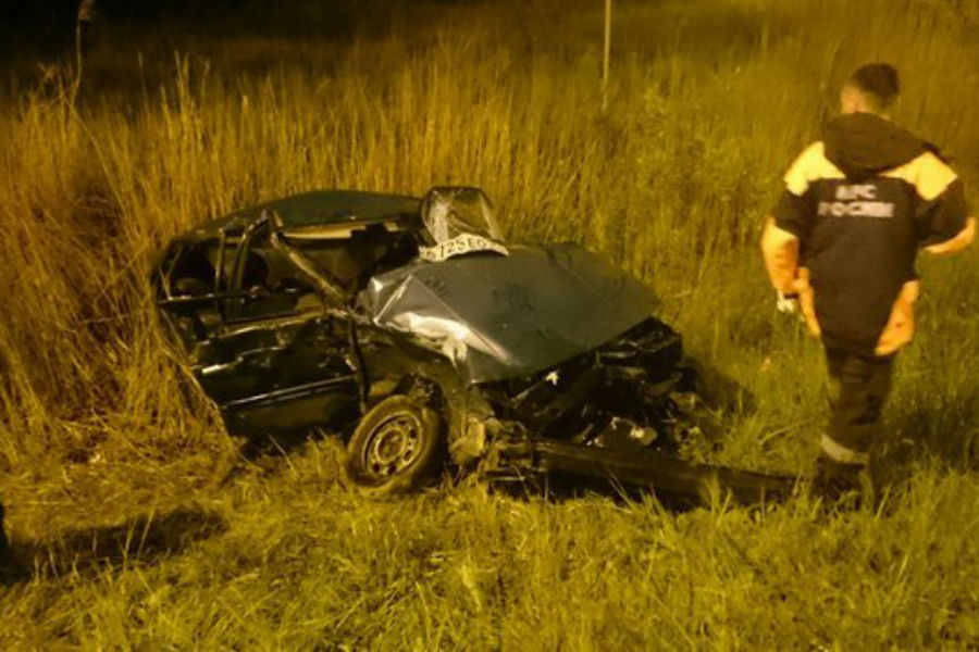 Ночью на Дзержинского случилась серьезная авария, двое в реанимации (фото)
