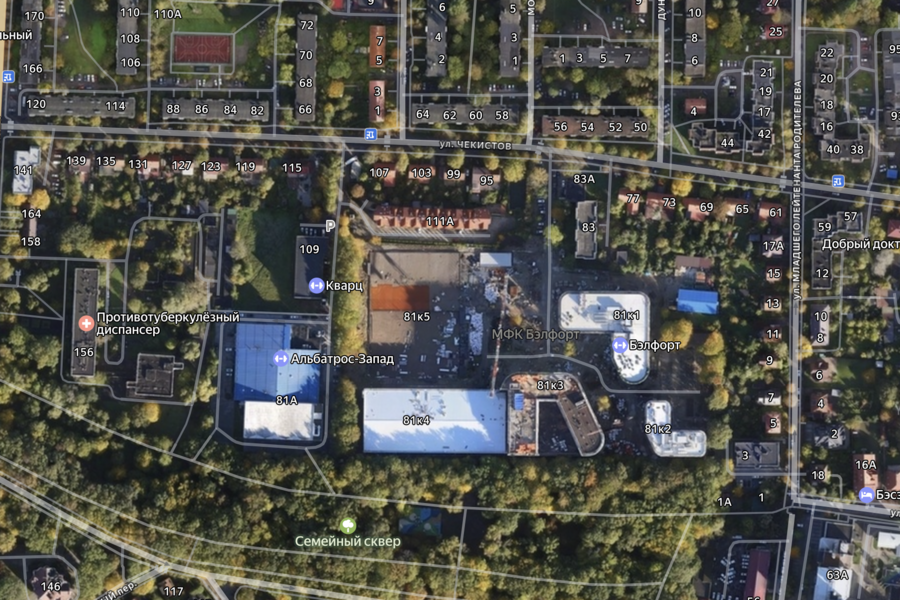 Проект многофункционального комплекса на ул. Чекистов прошел экспертизу