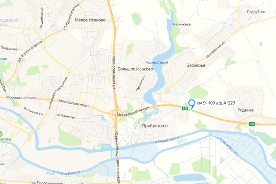 На трассе Калининград — Черняховск ограничивают скорость в районе поселка Родники