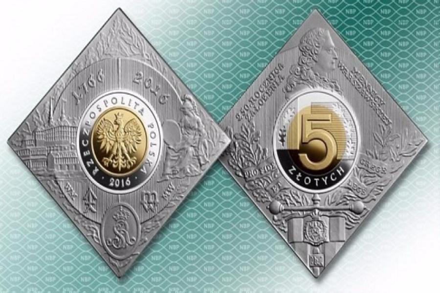 В Польше выпустили квадратные монеты (фото)