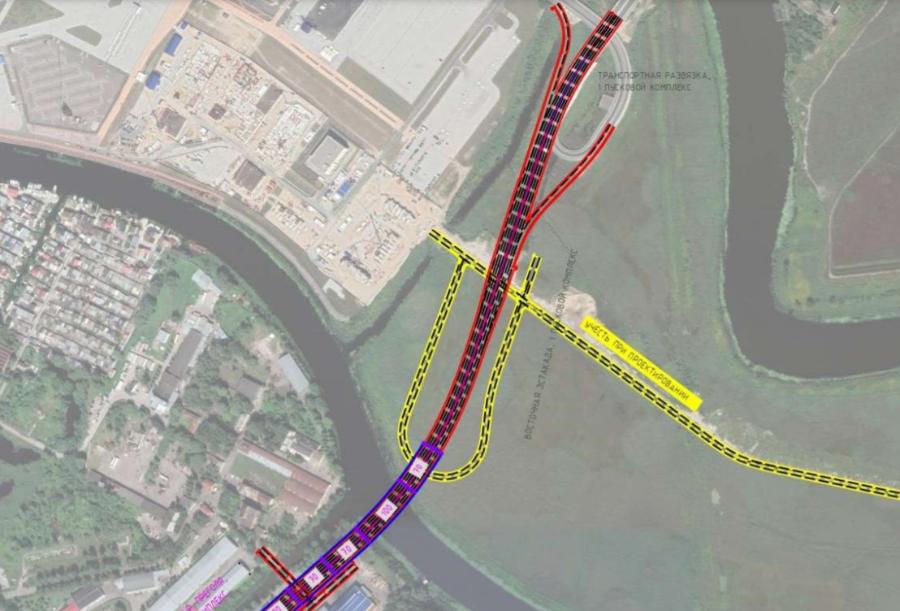 Восточная эстакада калининград подробная схема 3 этап